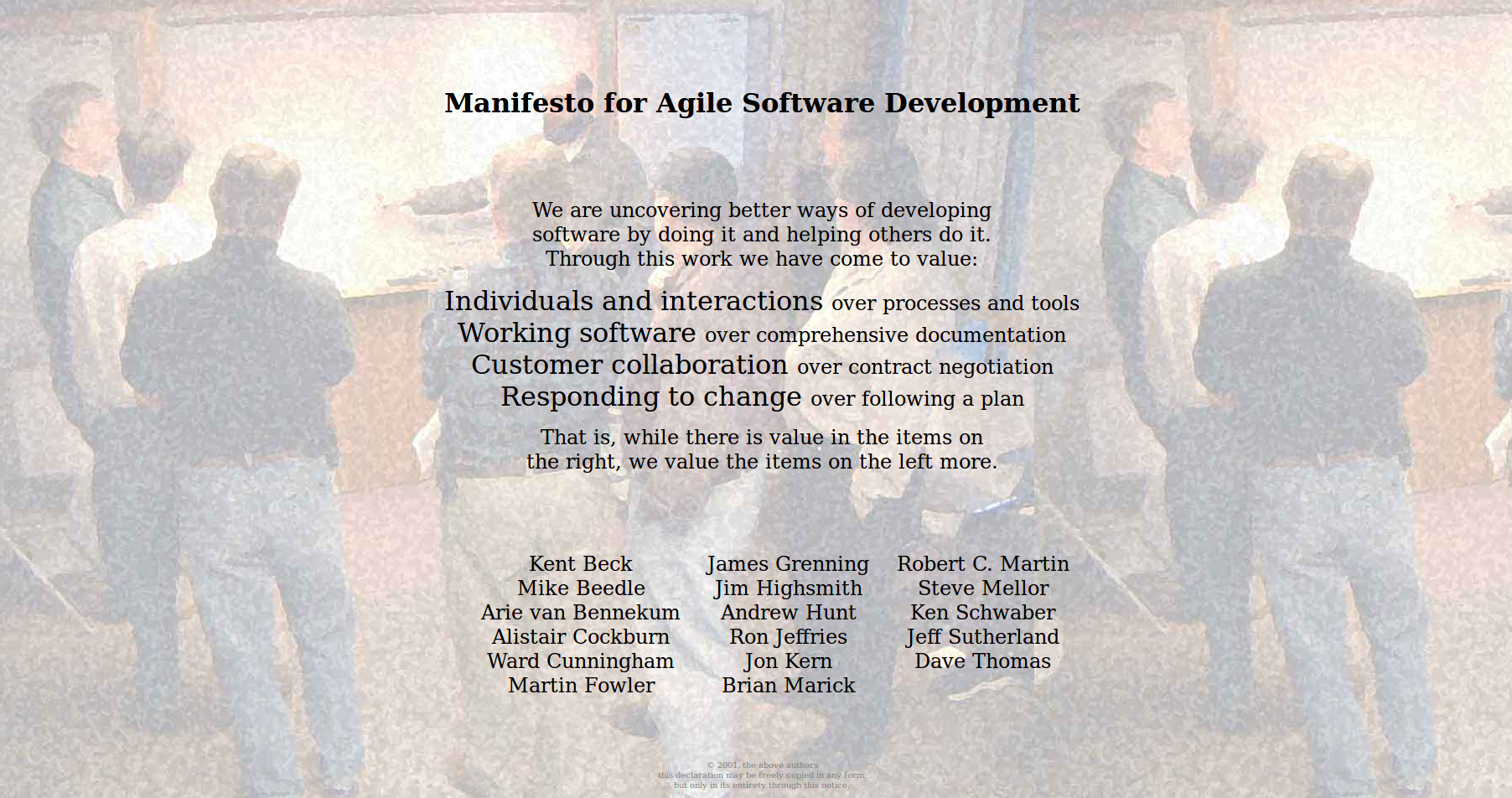 Agile Manifesto